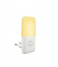 MINI LED NIGHT LAMP FRISKY 0.5W RGBW WHITE 220V EU.PLUG LIGHT SENSOR 5200720 VITO