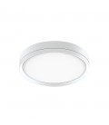 PLASTIC LED BULKHEAD PLUTO 24W 3CCT (3000K/4000K/6500K) 2640Lm Ø220*38MM IP44 WHITE 3401270 VITO