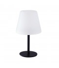 RECHARGEABLE TABLE LAMP SOL 2W 2700K+RGB BLACK+WHITE STEPLESS DIM FLAME-EFFECT 5V-USB LI-ION IP44 5301910 VITO