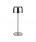 RECHARGEABLE TABLE LAMP ZENIT 3W 3000K SILVER 3xDIM 5V-USB LI-ION IP44   5301880 VITO