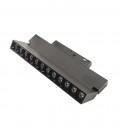 LED MAGNETIC TRACK LIGHT MAGNA-H S3 12W 3CCT (3000K/4000K/6000K) 1080Lm 24⁰ 220x22x110mm 48VDC BLACK 2102213 VITO