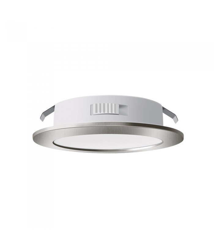 LED FURNITURE SPOT FURNILUX 4W 3CCT(3000K/4000K/6500K) 300Lm Φ55MM-CUT MAT CHROME 12V IP44 PLASTIC 60CM CABLE   2028040 VITO