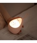 MINI LED NIGHT LAMP CAPYBARA PINK 1W 3000K 50Lm TOUCH CONTROL 18650 Li BATTERY 5200870 VITO