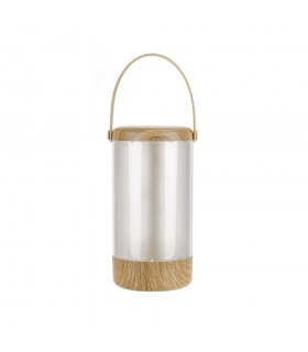 MINI LED NIGHT LAMP BARREL WOOD 3W 3000K 150Lm TOUCH CONTROL IP65 14500 Li BATTERY 5200860 VITO