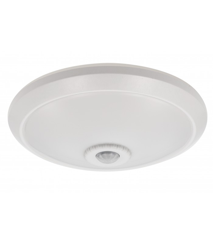 LED CEILING LAMP WITH PIR SENSOR ARTEMIDA 18W 3CCT(3000K/4000K/6500K) 1710Lm 30CM PLASTIC WHITE 2025853 VITO