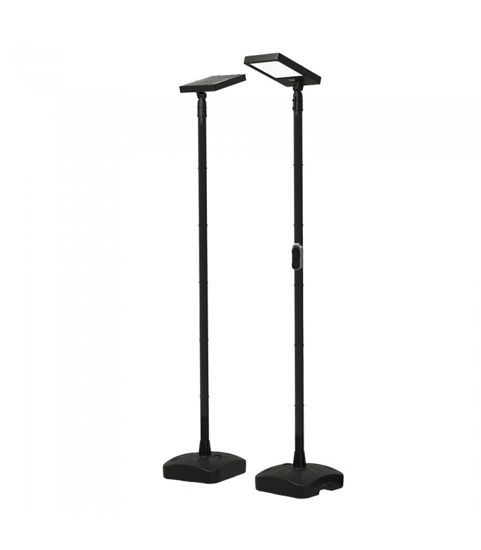 SOLAR STREET LIGHT JOY 200W 3CCT 3CCT(3000K/4000K/6500K) 2800Lm IP65 2xBASE 2.5M-POLE SENSOR REMOTE BT-SPEAKER 3210370 VITO