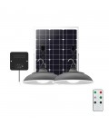 SOLAR HIGH-BAY LIGHT KAMPANA 2x200W 4000K 1500Lm IP54 2xLUMINAIRE 5M+2x3M CABLE 3210400 VITO
