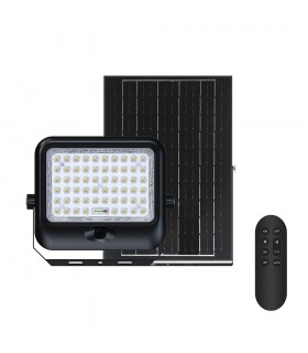 SOLAR FLOODLIGHT STRIKE 150W 3CCT(3000K/4000K/6500K) 4600Lm IP65 5M-CABLE REMOTE 3210420 VITO
