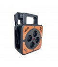 CABLE REEL 10М х 3G1.0 HANDY-2 4xSCHUKO SHUTTER THERMAL CUT-OUT IP20 PLASTIC 8008220 VITO