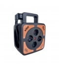CABLE REEL 15М х 3G1.5 HANDY-2 4xSCHUKO SHUTTER THERMAL CUT-OUT IP20 PLASTIC 8008240 VITO