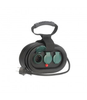 EXTENSION CORD 15М х 3G1.5 HANDY-3 3xSCHUKO SHUTTER THERMAL CUT-OUT IP44 8008280 VITO