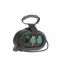 EXTENSION CORD 15М х 3G1.5 HANDY-3 3xSCHUKO SHUTTER THERMAL CUT-OUT IP44 8008280 VITO