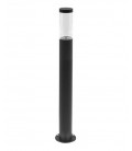 OUTDOOR GARDEN LIGHT WITH POLE & PIR SENSOR RIGA-B90 1xGU10 IP44 Φ98xΦ60x900mm BLACK  3241430 VITO