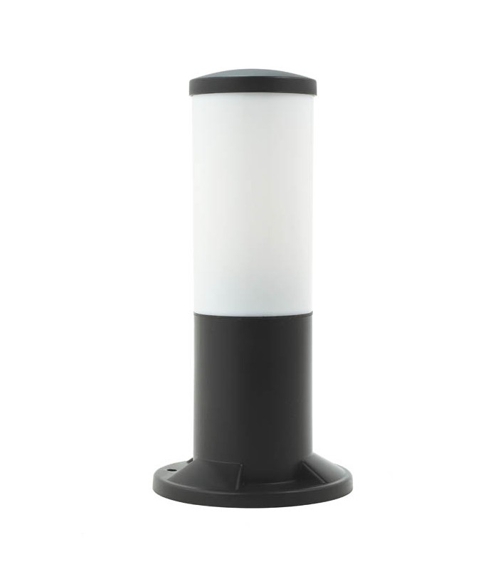 LED ГРАДНИСКО ОСВЕТИТЕЛНО ТЯЛО TRIESTE-30 1xE27 IP44 Φ95x160x300mm ЧЕРЕН ЦВЯТ  3241720 VITO