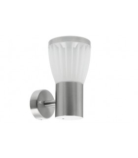 ФАСАДЕН АПЛИК MURCIA-W1 1xE27 IP44 Φ120x230x155mm INOX 3241470 VITO