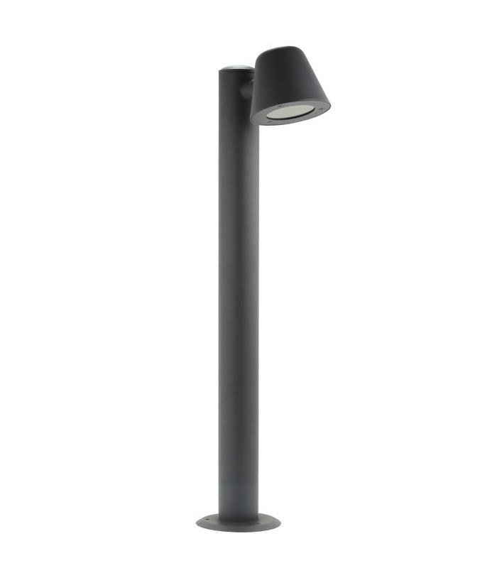 LED ГРАДНИСКО ОСВЕТИТЕЛНО ТЯЛО GENT-B70 1xGU10 IP44 Φ115x108x150X700mm ЦВЯТ АНТРАЦИТ 3241510 VITO