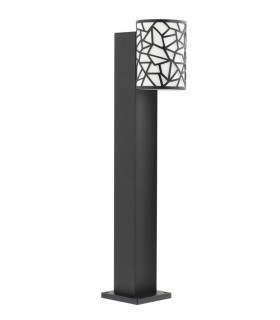 LED ГРАДИНСКО ОСВЕТИТЕЛНО ТЯЛО BILBAO-B50 8W 300Lm 4000K (НЕУТРАЛНА СВЕТЛИНА) IP44 Φ89x145x500mm ЧЕРЕН ЦВЯТ & БЯЛ ЦВЯТ 3241450 V