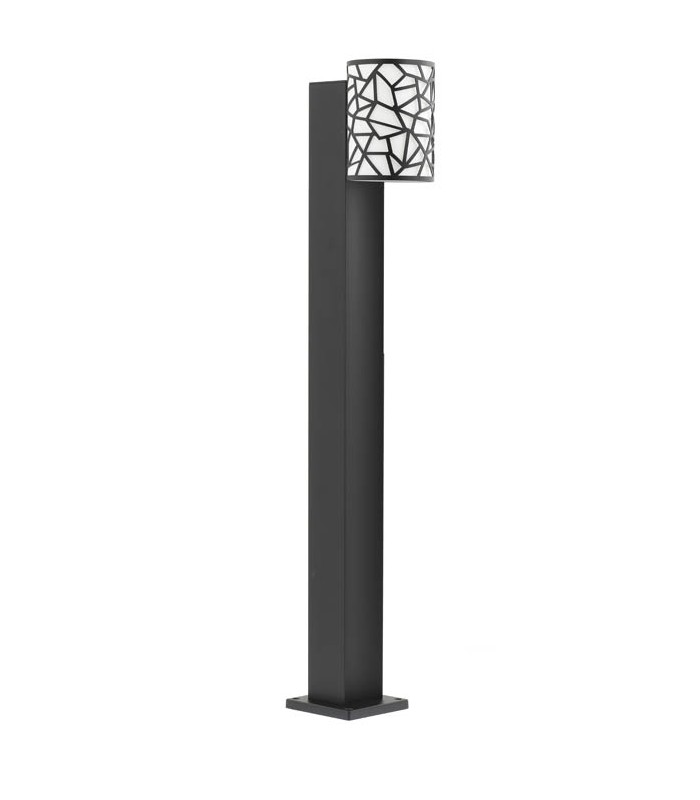 LED ГРАДНИСКО ОСВЕТИТЕЛНО ТЯЛО BILBAO-B80 8W 300Lm 4000K (НЕУТРАЛНА СВЕТЛИНА) IP44 Φ89x145x800mm ЧЕРЕН ЦВЯТ & БЯЛ ЦВЯТ 3241460 V