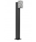 LED ГРАДНИСКО ОСВЕТИТЕЛНО ТЯЛО BILBAO-B80 8W 300Lm 4000K (НЕУТРАЛНА СВЕТЛИНА) IP44 Φ89x145x800mm ЧЕРЕН ЦВЯТ & БЯЛ ЦВЯТ 3241460 V