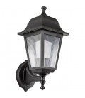 ФАСАДЕН ФЕНЕР  BERGAMO-W E27 ЧЕРЕН ЦВЯТ IP44 ПЛАСТМАСОВ 200x340mm ЧЕРЕН ЦВЯТ 3241880 VITO