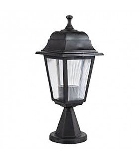 OUTDOOR GARDEN LIGHT BERGAMO-40 E27 BLACK IP44  PLASTIC Φ170x400mm BLACK 3241850 VITO