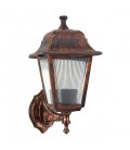 OUTDOOR WALL LIGHT BERGAMO-W E27 BLACK IP44 PLASTIC 200x340mm ANTIQUE 3241920 VITO