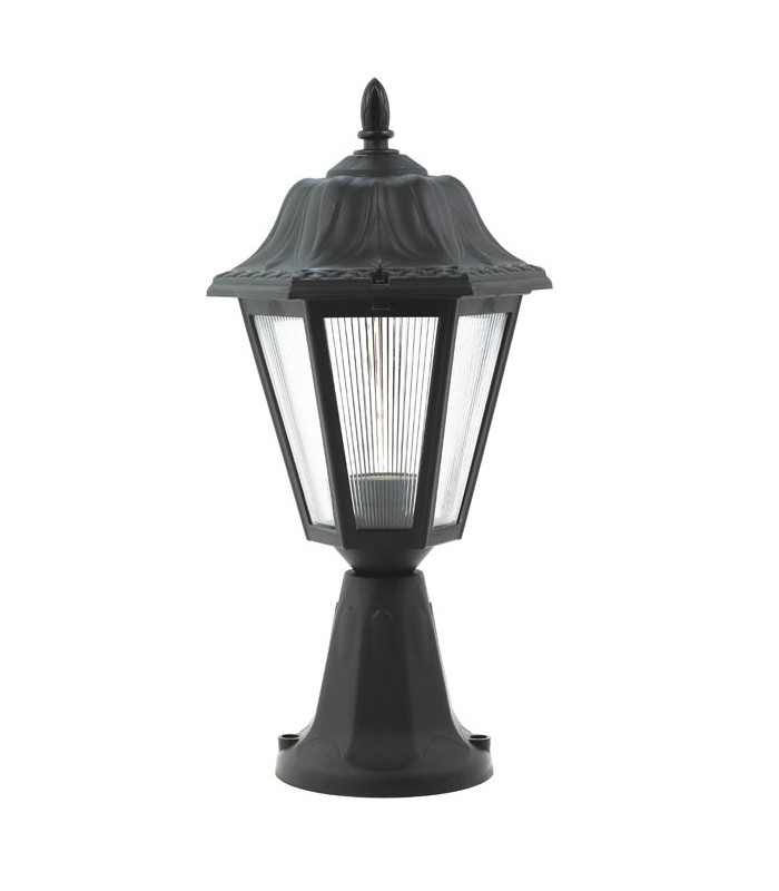ГРАДИНСКИ ФЕНЕР VERONA-45 E27 ЧЕРЕН ЦВЯТ IP44  ПЛАСТМАСОВ Φ240x450mm ЧЕРЕН ЦВЯТ 3242060 VITO