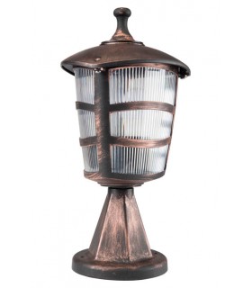 OUTDOOR GARDEN LIGHT BARI-34 E27 IP44  PLASTIC Φ180x340mm ANTIQUE 3242000 VITO