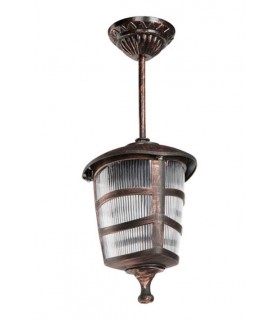 OUTDOOR PENDANT LIGHT BARI-H E27 IP44 PLASTIC 180x160mm ANTIQUE 3242020 VITO