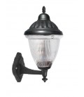 ФАСАДЕН ФЕНЕР LIVORNO-W E27 ЧЕРЕН ЦВЯТ IP44 ПЛАСТМАСОВ 270x400mm ЧЕРЕН ЦВЯТ 3242230 VITO