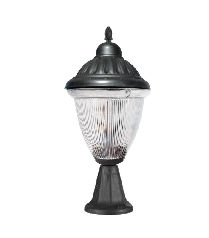 ГРАДИНСКИ ФЕНЕР LIVORNO-46 E27 ЧЕРЕН ЦВЯТ IP44  ПЛАСТМАСОВ Φ230x460mm ЧЕРЕН ЦВЯТ 3242220 VITO