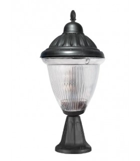 ГРАДИНСКИ ФЕНЕР LIVORNO-46 E27 ЧЕРЕН ЦВЯТ IP44  ПЛАСТМАСОВ Φ230x460mm ЧЕРЕН ЦВЯТ 3242220 VITO