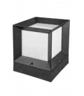 ГРАДИНСКИ ОСВЕТИТЕЛ КУБ  CUBO E27 IP44 ПЛАСТМАСОВ 225x225x280mm ЧЕРЕН ЦВЯТ 3242260 VITO