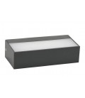 LED ФАСАДЕН АПЛИК ADRIA WL2 10W 650Lm 4000K (НЕУТРАЛНА СВЕТЛИНА) IP65 170x80x46mm ДВУПОСОЧНО ОСВЕТЯВАНЕ ЦВЯТ АНТРАЦИТ 3230470 VI