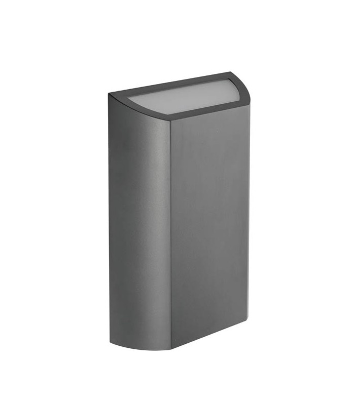 LED ФАСАДЕН АПЛИК ADRIA UD2 8W 360Lm 4000K (НЕУТРАЛНА СВЕТЛИНА) IP65 220x113x51mm ДВУПОСОЧНO ОСВЕТЯВАНЕ ЦВЯТ АНТРАЦИТ 3230560 VI