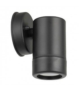 OUTDOOR WALL LIGHT VEGAS P1 GU10 Φ80x120mm IP44 PLASTIC BLACK  3230310 VITO