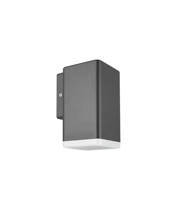 LED ФАСАДЕН АПЛИК ADRIA SQL1 4W 260Lm 4000K (НЕУТРАЛНА СВЕТЛИНА) IP65 76x155x99mm ЦВЯТ АНТРАЦИТ 3230570 VITO