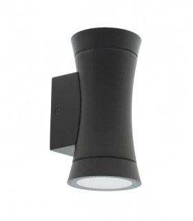 OUTDOOR WALL LIGHT MULIER 2D GU10 UP & DOWN Φ70x148x87mm IP44  BLACK 3230300 VITO