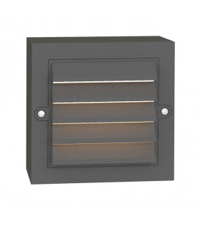 LED OUTDOOR STEP LIGHT ADRIA ST2G 6W 150Lm 4000K (NATURAL WHITE) IP65 135x135x42mm PLASTIC ANTHRACITE 3230660 VITO