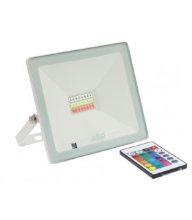 LED ПРОЖЕКТОР INDUS 20W 1000Lm RGB+W DIMMABLE IP65 БЯЛ ЦВЯТ 3022430 VITO