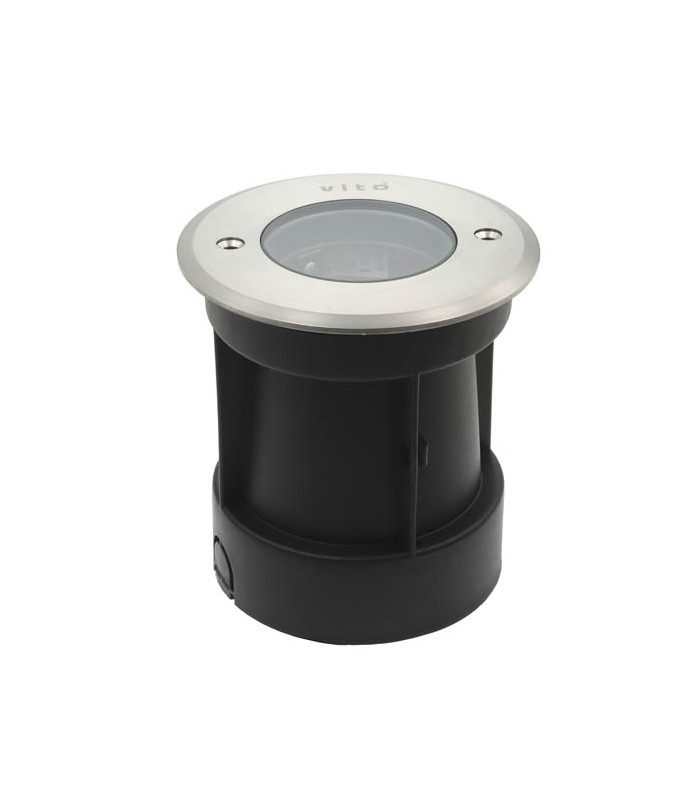 ГРАДИНСКИ ОСВЕТИТЕЛ ЗА ЗЕМЯ GRANDE 12 GU10 IP67, НИКЕЛ Φ120mm 3200150 VITO