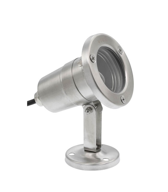 ПОДВОДЕН ОСВЕТИТЕЛ MODUS GU5.3 MR16 12V IP68, НИКЕЛ Φ82x100mm 3220110 VITO
