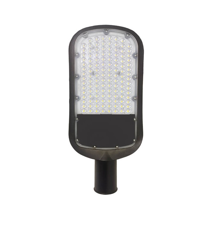 LED УЛИЧНО ОСВЕТЛЕНИЕ CITYLUX-R50 50W 6000Lm 4500K (НЕУТРАЛНА СВЕТЛИНА) IP65 BASE Φ60mm 420x190x55mm ЦВЯТ АНТРАЦИТ 3100520 VITO