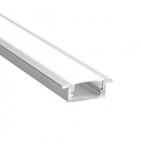 ALUMINUM PROFILE PROFLEX-R F02 RECESSED MOUNTED FOR LED STRIP 22.5X7MM IP20 2m 9930030 VITO