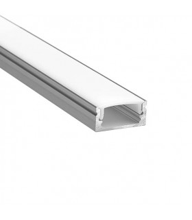 ALUMINIUM PROFILE PROFLEX-S F01 SURFACE MOUNTED 17X6MM WATERPRROF IP20 2m 9930010 VITO