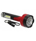 ПРЕЗАРЕЖДАЕМ ФЕНЕР LAMPAS-13  5W+2W 445Lm 6000K (СТУДЕНА СВЕТЛИНА) В ЧЕРНО И ЧЕРВЕНО  5000470 VITO