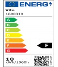 LED ТРЪБА T8 G13 10W 1000Lm 4000K (НЕУТРАЛНА СВЕТЛИНА) 600mm ЕДНОСТРАННО ЗАХРАНВАНЕ 1600310 VITO