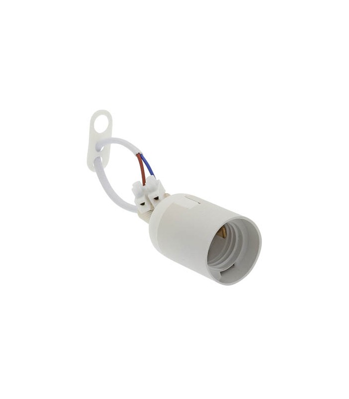 E27 PENDANT WITH LAMPHOLDER, CABLE & TERMINAL WHITE 7300081 VITO
