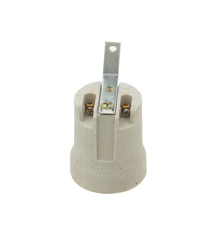 E27 ПОРЦЕЛАНОВА  ФАСУНГА С МЕТАЛ  7320040 VITO