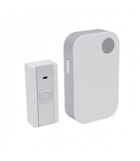 WIRELESS DOORBELL WITH BATTERIES WHITE BELLA-2 5800060 VITO